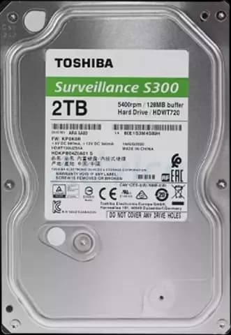هارد اینترنال 2 ترابایت Toshiba مدل Surveillance S300 HDWT720 