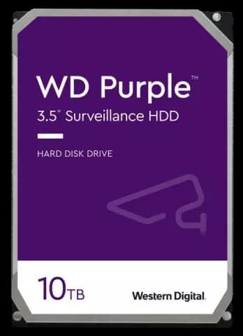 هارد اینترنال 10 ترابایت WD مدل PURPLE SURVEILLANCE WD101PURZ 