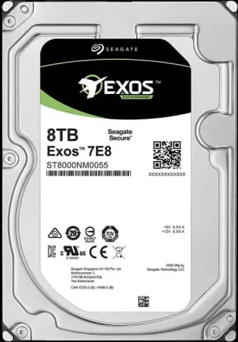 هارد اینترنال 8ترابایت Seagate مدل EXOS ENTERPRISE 7E8 ST8000NM0055