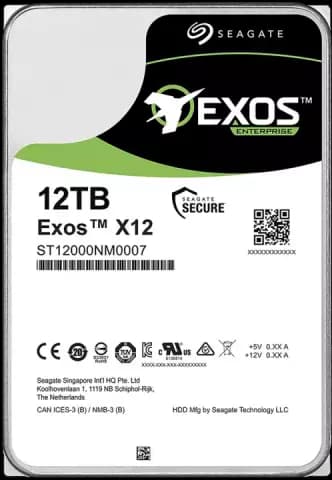 هارد اینترنال 12ترابایت Seagate مدل EXOS ENTERPRISE X12 ST12000NM0007