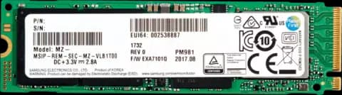 حافظه SSD اینترنال 512گیگابایت Samsung مدل PM981