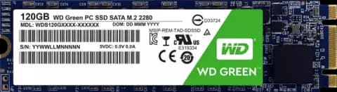 حافظه SSD اینترنال 120گیگابایت WD مدل GREEN WDS120G1G0B