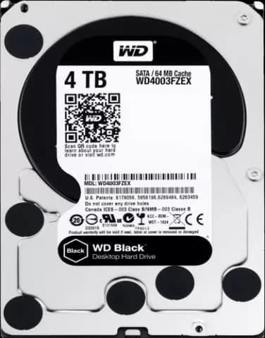 هارد اینترنال 4ترابایت WD مدل BLACK WD4003FZEX