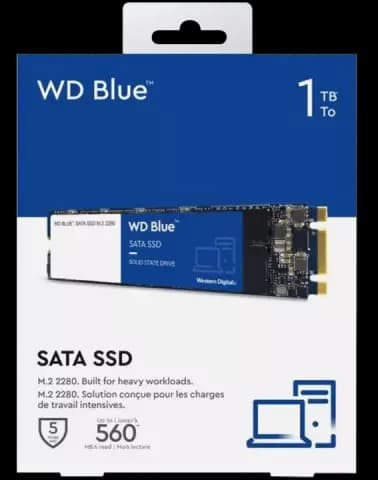 حافظه SSD اینترنال 1 ترابایت WD مدل BLUE WDS100T2B0B M.2