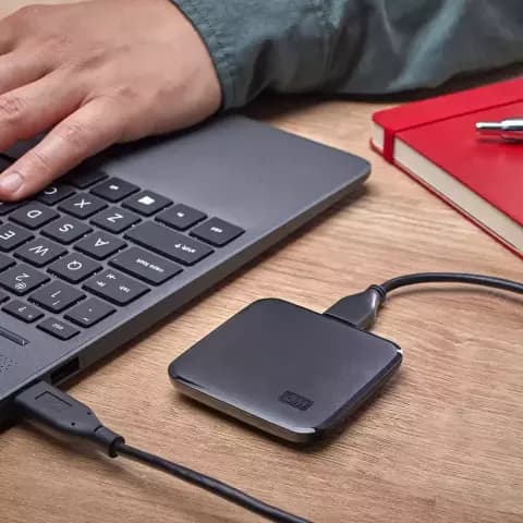 حافظه SSD اکسترنال 480 گیگابایت WD مدل  Elements SE