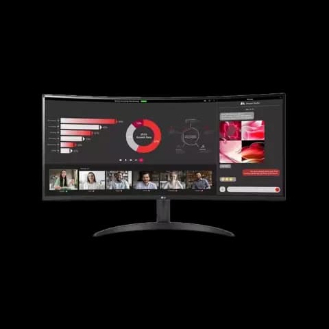 مانیتور منحنی 34 اینچ LG مدل 34WR50QC-B