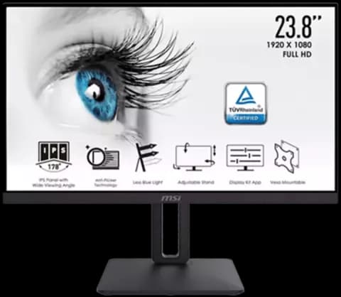 مانیتور 23.8 اینچ MSI مدل PRO MP242P با پایه قابل تنظیم