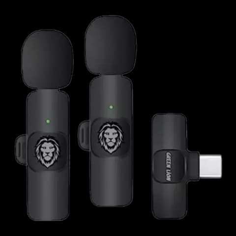 میکروفون یقه‌ای بی سیم Green Lion مدل GN3WIRMICPBK