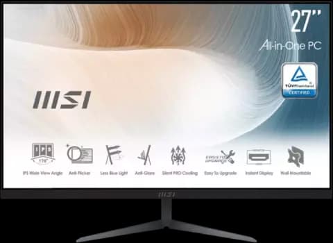 آل این وان (ALL IN ONE) 8 گیگابایت 1 ترابایت 27 اینچ MSI مدل Modern AM271 11M