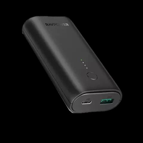 پاور بانک 10000 میلی‌آمپر ساعت RAVPOWER مدل  RP-PB205