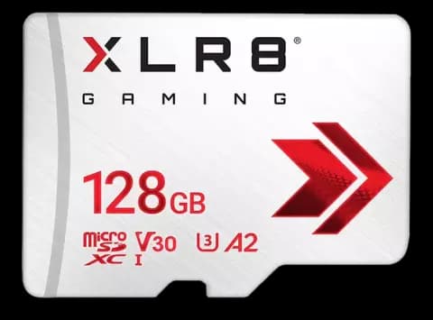 مموری کارت 128 گیگابایت PNY مدل XLR8 Gaming کلاس 10 استاندارد UHS-I U3 همراه با آداپتور