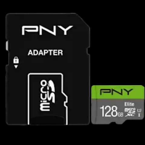 مموری کارت 128 گیگابایت PNY مدل Elite کلاس 10 استاندارد UHS-I U1 همراه با آداپتور