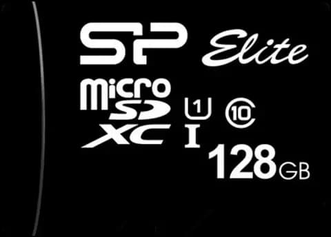 مموری کارت 128 گیگابایت Silicon Power مدل Elite کلاس 10 استاندارد UHS-I U1 همراه با آداپتور