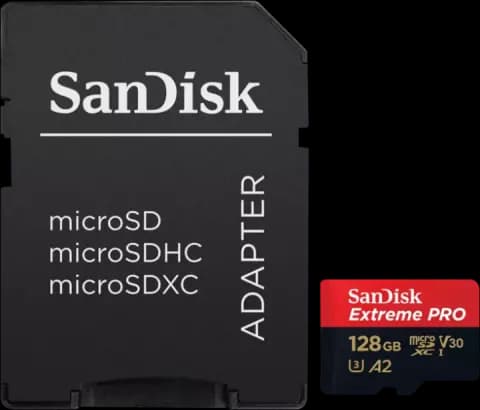 مموری کارت 128 گیگابایت Sandisk مدل  EXTREME PRO