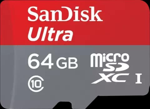مموری کارت 64 گیگابایت Sandisk مدل Ultra کلاس 10 استاندارد UHS-I U1