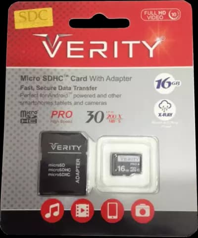 مموری کارت 16گیگابایت Verity مدل PRO V16GMSD201A