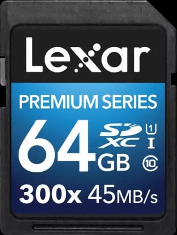 مموری کارت 64گیگابایت Lexar مدل PREMIUM 300X