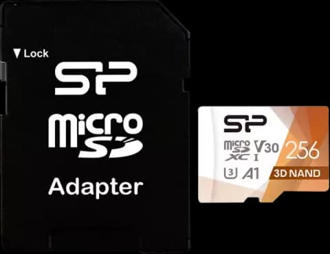مموری کارت 256 گیگابایت Silicon Power مدل Superior Pro کلاس 10 استاندارد UHS-I U3 همراه با آداپتور