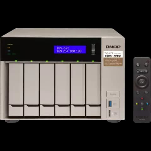 ذخیره ساز تحت شبکه QNAP مدل TVS-673-8G