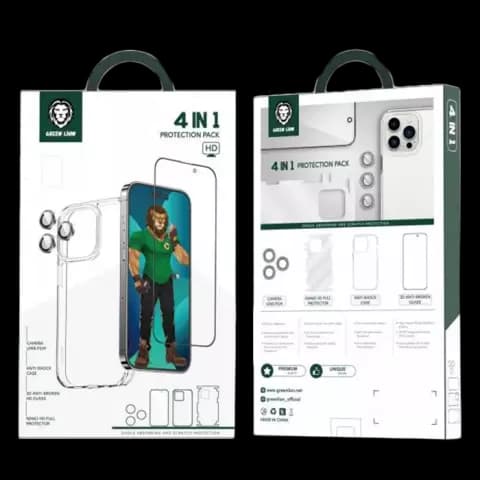پک محافظ 4 در 1 گرین لاین مدل iPhone 14 Pro Max