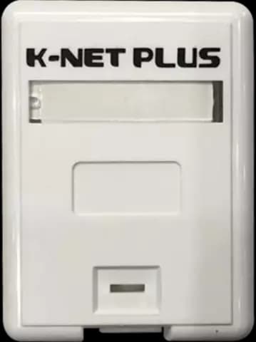 پریز روکار شاتر دار تک پورت شبکه K-NET PLUS مدل KP-N1097