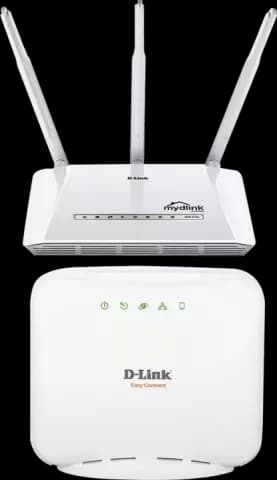 روتر بیسیم D-LINK مدل DIR-619L به همراه مودم روتر ADSL مدل DSL-2520U