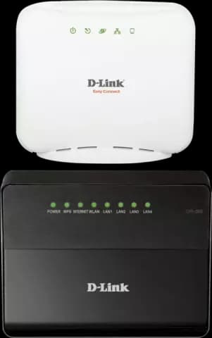 روتر بیسیم D-LINK مدل DIR-300 به همراه مودم روتر ADSL مدل DSL-2520U