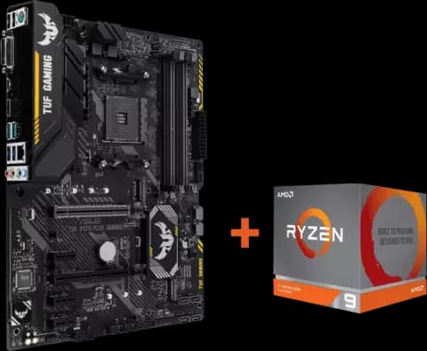 باندل مادربرد ASUS TUF X470 PLUS GAMING به همراه پردازنده AMD RYZEN 9 3900X
