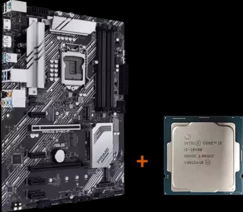 باندل مادربرد ASUS PRIME Z490-P به همراه پردازنده INTEL CORE I5 10400