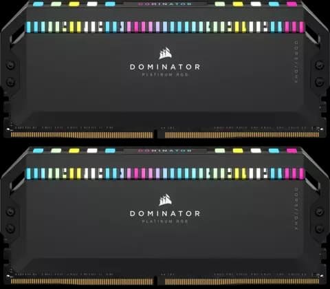 رم دسکتاپ (32GB*2) 64 گیگابایت Corsair مدل DOMINATOR PLATINUM RGB DDR5 6000MHz