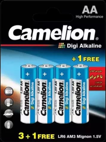 باتری قلمی Camelion مدل LR6-BP4DG(3+1)
