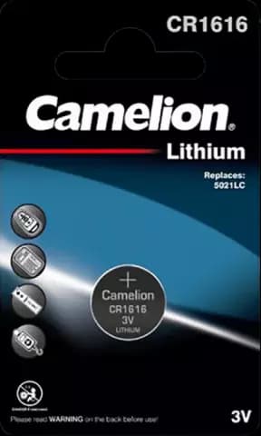 باتری سكه ای CAMELION مدل LITHIUM CR1616