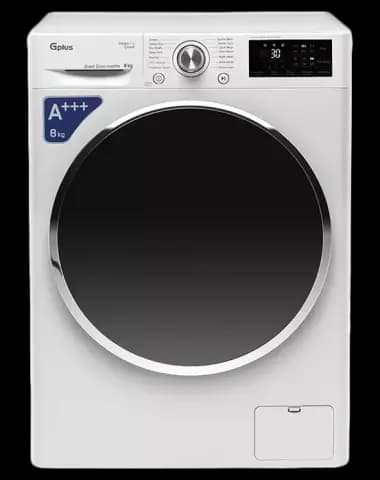 ماشین لباسشویی اتومات 8 کیلوگرم جی پلاس مدل GWM-L808W