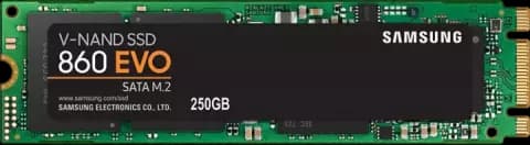 حافظه SSD اینترنال 250 گیگابایت Samsung مدل 860 EVO M.2