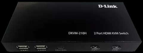 سوییچ 2 پورت D-LINK KVM مدل DKVM-210H