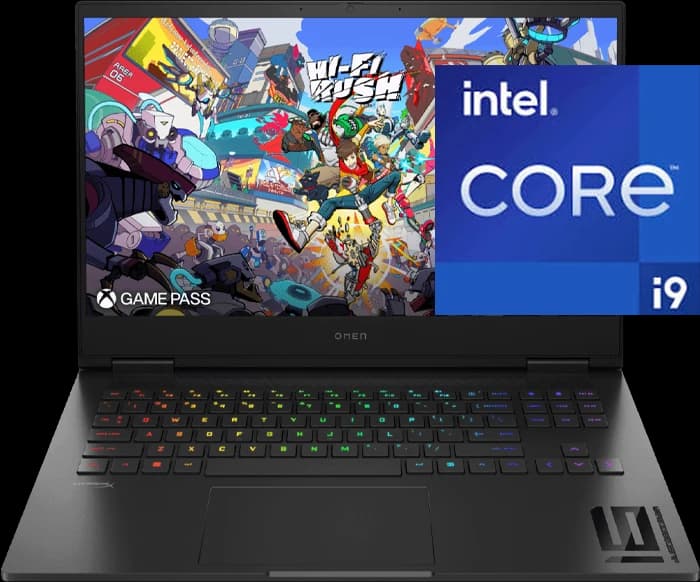 لپ تاپ گیمینگ 16.1 اینچ HP مدل OMEN 16-WF0083DX (i9 13900H-16GB-1TB SSD-FHD-RTX4060-Backlight-Mouse) به همراه موس HP