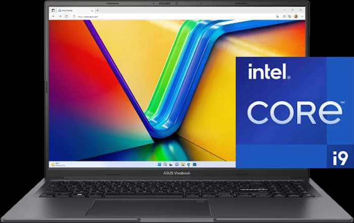 لپ تاپ 16 اینچ Asus مدل Vivobook 16X K3605VV-N1336 (i9 13900H-16GB-1TB SSD-RTX4060-WUXGA-Fingerprint-Backlight)