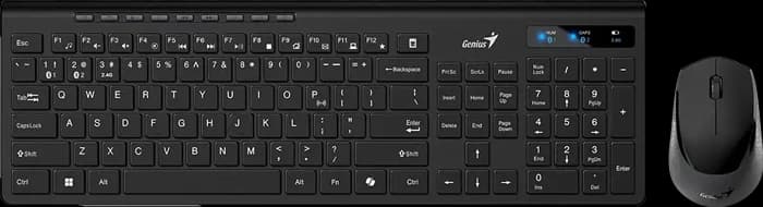 کیبورد و موس بی سیم Genius مدل SLIMSTAR 8230 AI