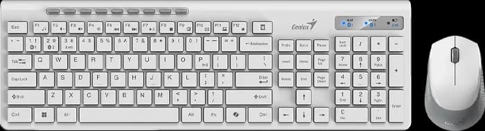 کیبورد و موس بی سیم Genius مدل SLIMSTAR 8230 AI