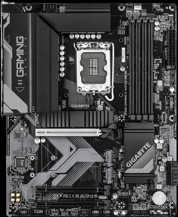 مادربرد GIGABYTE مدل B760 GAMING X WIFI6E GEN5 DDR5
