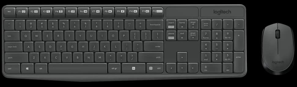 کیبورد و موس بی سیم Logitech مدل MK235