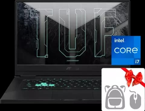 لپ تاپ گیمینگ 15.6 اینچ Asus مدل TUF Dash F15 FX516PE - HN112