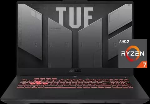 لپ تاپ گیمینگ 17.3 اینچ Asus مدل TUF Gaming A17 FA707RR - HX034