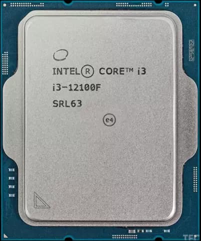 پردازنده Intel مدل Core i3 12100F