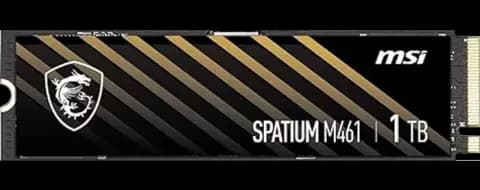 حافظه SSD اینترنال 1 ترابایت MSI مدل SPATIUM M461 NVMe M.2