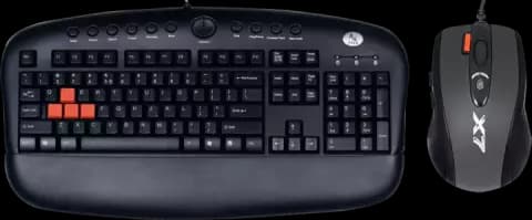 کیبورد و موس سیمی گیمینگ A4TECH مدل KX-2810BK