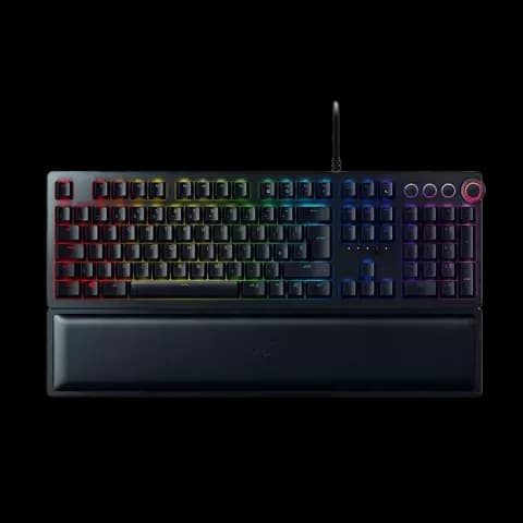 کیبورد سیمی گیمینگ Razer مدل Huntsman Elite با سوییچ قرمز