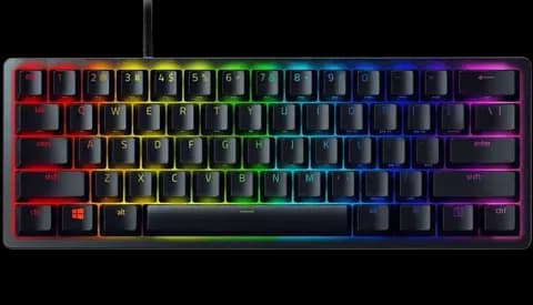 کیبورد سیمی گیمینگ Razer مدل Huntsman Mini Analog