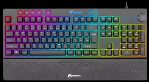 کیبورد سیمی گیمینگ Green مدل GK703-RGB