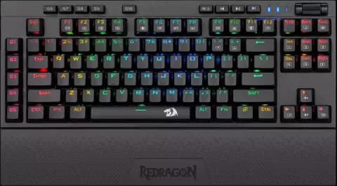 کیبورد بی سیم گیمینگ Redragon مدل Vishnu K596 با سوییچ قرمز